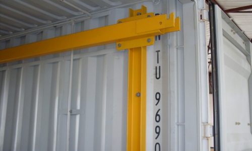 6m shipping container workshop with gantry crane